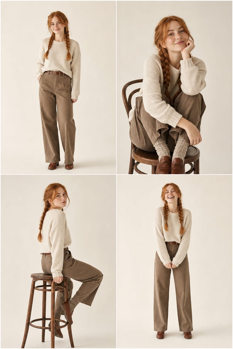 AI photoshoot — made with Vynzo